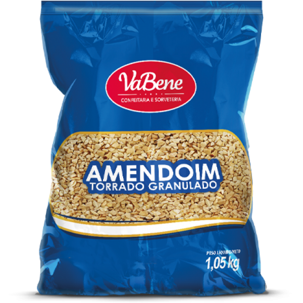AMENDOIM TORRADO GRANULADO VABENE 1KG