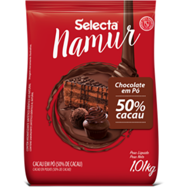 CHOCOLATE EM PÓ 50% CACAU SELECTA 1,01Kg