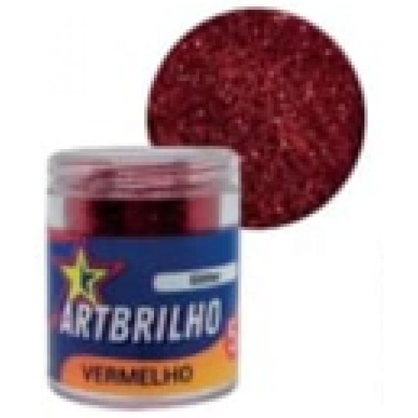 GLITTER ART BRILHO VERMELHO 5G