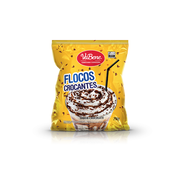 FLOCOS CROCANTES VABENE SABOR CHOCOLATE 750G