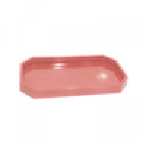 BANDEJA DECORATIVA LAPIDADA 30X16 ROSA GLOSS TASIL UNID