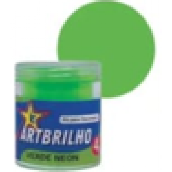 PÓ P/ DECORAÇÃO ART BRILHO VERDE NEON 4G
