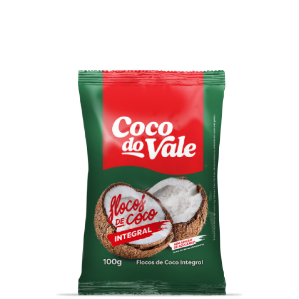 COCO EM FLOCOS ÚMIDO E ADOÇADO COCO DO VALE 1kG