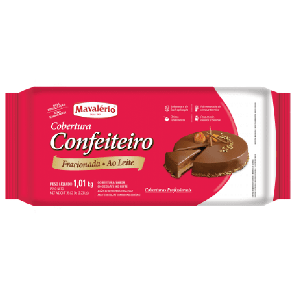 COBERTURA CONFEITEIRO AO LEITE MAVALÉRIO