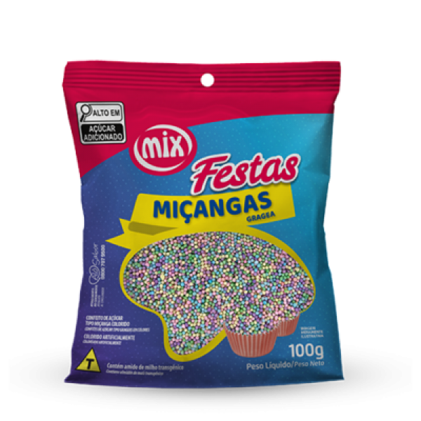 CONFEITO MIÇANGA  CANDY MIX 100g 