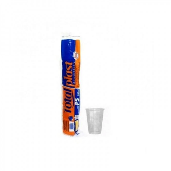 COPO 180 ML DESC. TOTALPLAST C/ 100 UNID