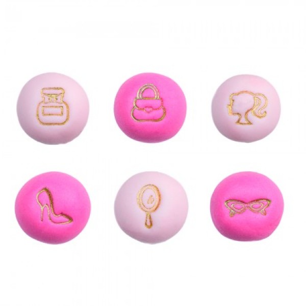 KIT CARIMBOS FEMININOS AMARELO (2 cm) 