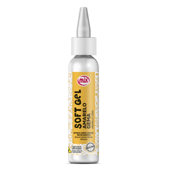 CORANTE MIX SOFTGEL AMARELO GEMA 25g