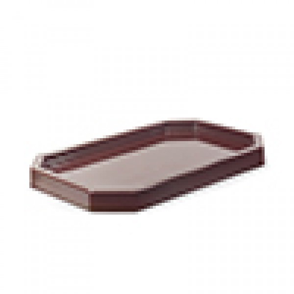 BANDEJA DECORATIVA LAPIDADA 30X16 VERMELHO CEREJA TASIL UNID