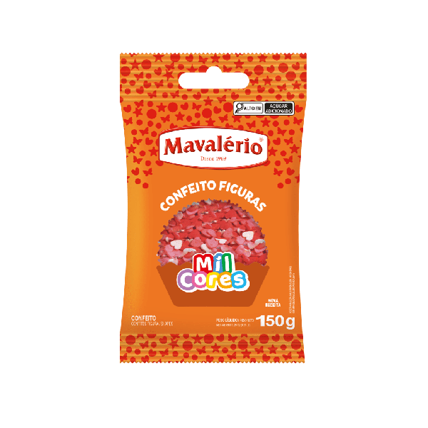 CONFEITO FIGURAS CORAÇÃO 150g