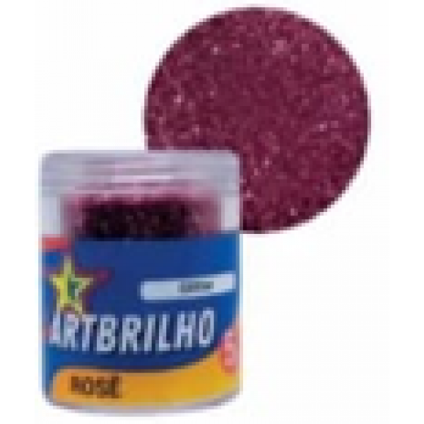 GLITTER ART BRILHO ROSÊ 5G