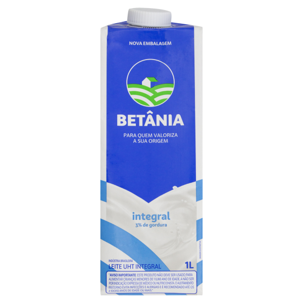 LEITE UHT BETÂNIA  1L