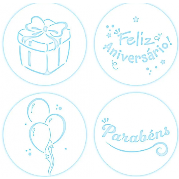 KIT MINI STENCILS PARABENS - PCT