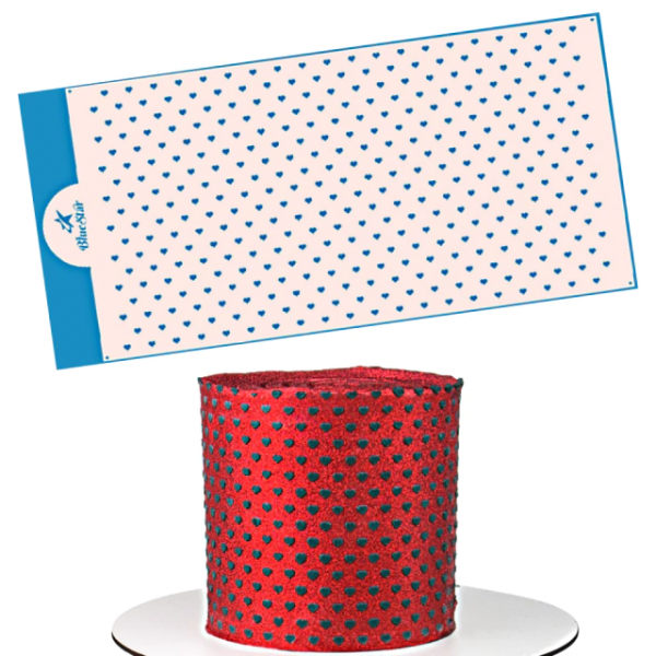STENCIL MINI CORACOES - PCT 