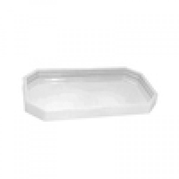BANDEJA DECORATIVA LAPIDADA 30X16 BRANCA TASIL UNID