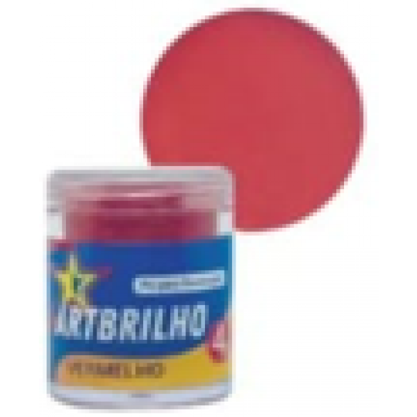 PÓ P/ DECORAÇÃO ART BRILHO VERMELHO 4G