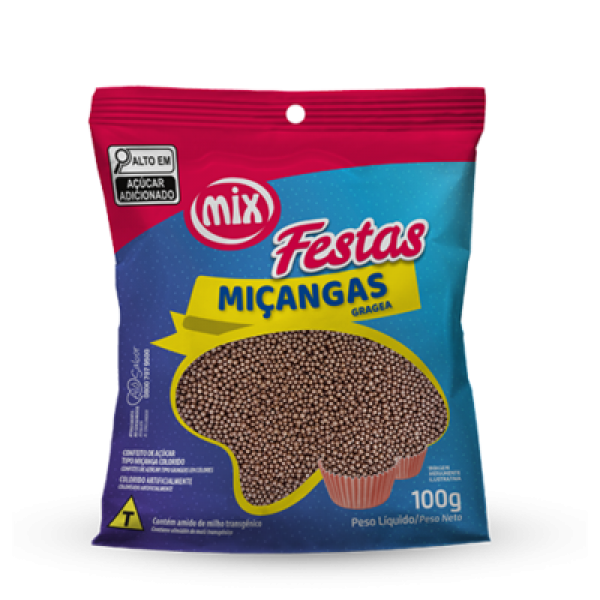 CONFEITO MIÇANGA  BRIGADEIRO MIX 100g 