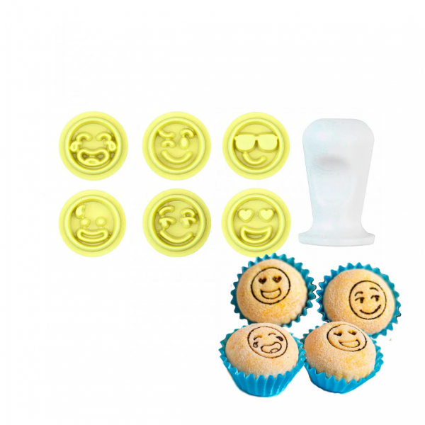 KIT CARIMBOS EMOCOES AMARELO (2 cm) -UN