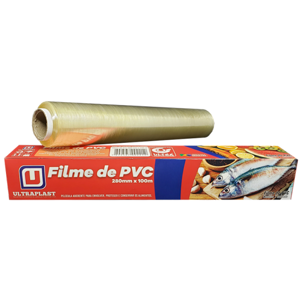 FILME PVC ULTRA  28CM X 100M UNID