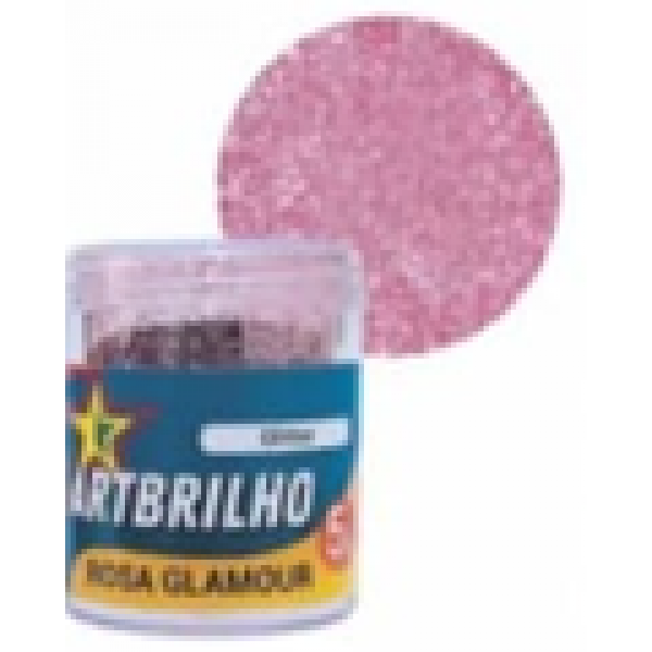 GLITTER ART BRILHO ROSA GLAMOUR 5G