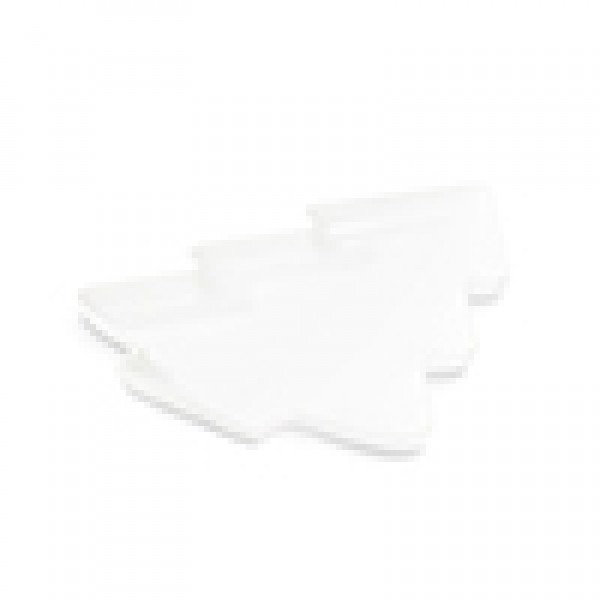 BANDEJA DECORATIVA PINHEIRO 22X17 BRANCA TASIL UNID