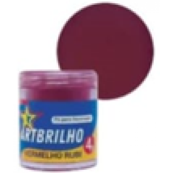 P/ DECORAÇÃO ART BRILHO VERMELHO RUBI 4G