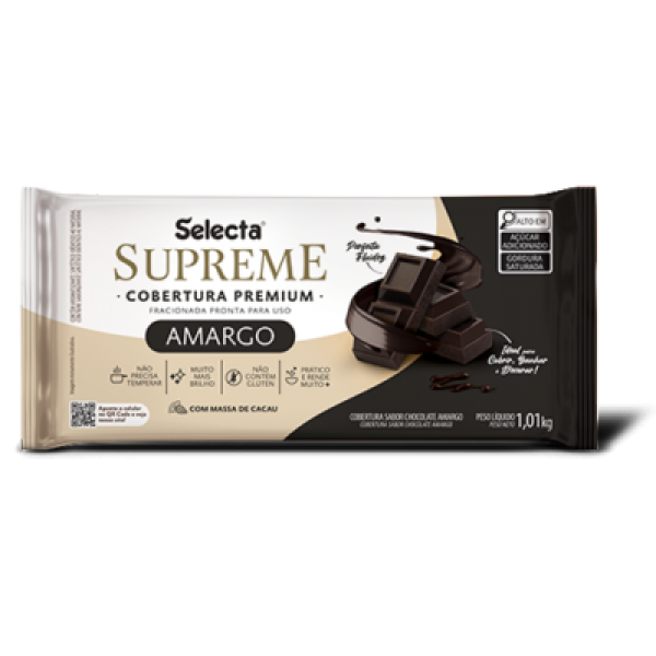 SUPREME COBERTURA AMARGO SELECTA 1,01Kg