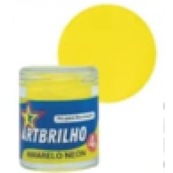 PÓ P/ DECORAÇÃO ART BRILHO AMARELO NEON 4G