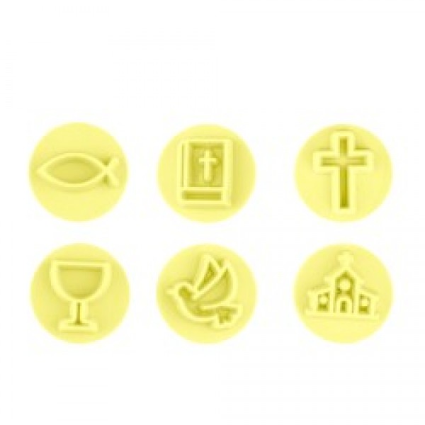 KIT CARIMBOS BATIZADO AMARELO (2 cm)