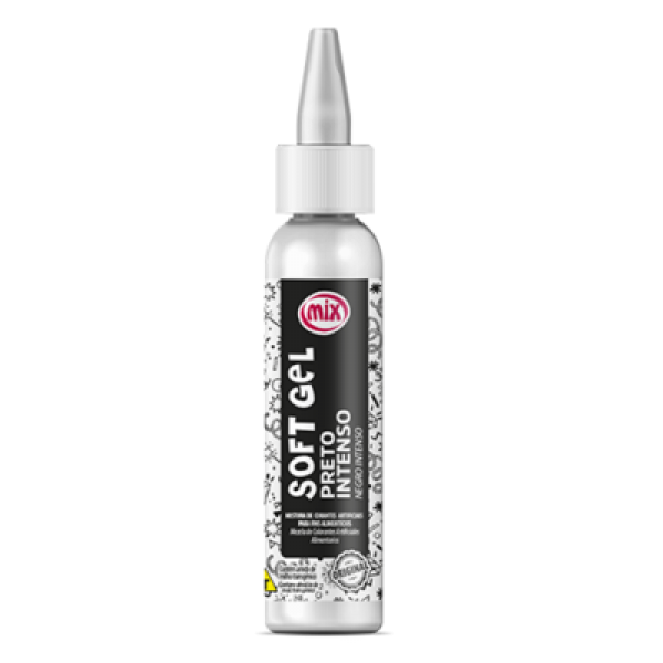 CORANTE MIX SOFTGEL PRETO INTENSO 25g