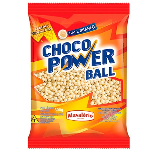 MINI BALL SABOR CHOCOLATE BRANCO