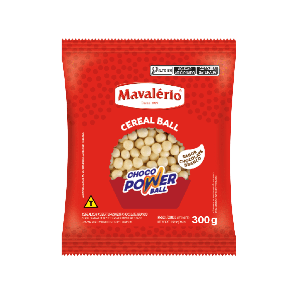 CHOCOPOWER BALL CHOCOLATE BRANCO 300g