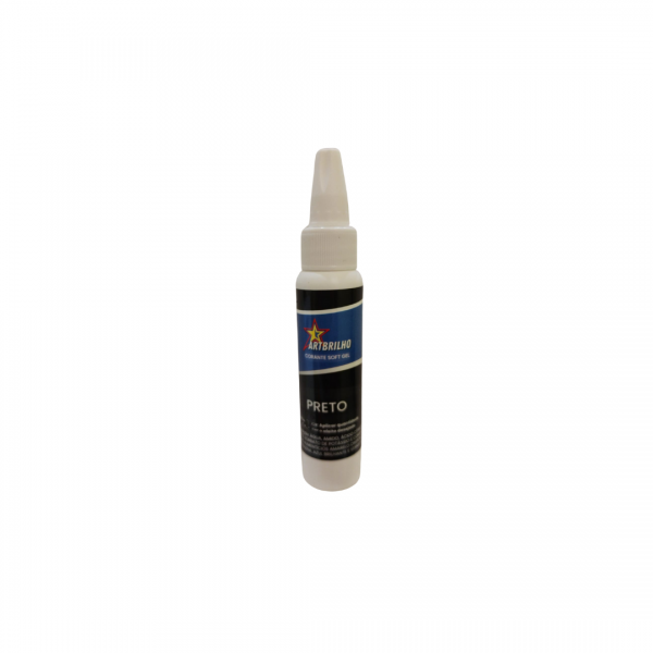 CORANTE  ARTBRILHO SOFTGEL PRETO 25g