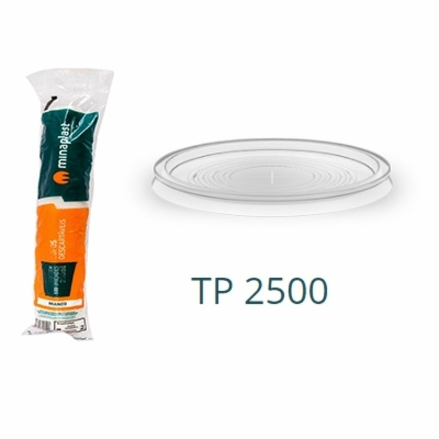 TAMPA TP 1500 P/ POTES 150-200-250ML MINASPLAST C/100 UNID 