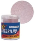 PÓ P/ DECORAÇÃO ART BRILHO ROSA PEROLADO 4G