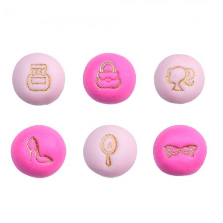 KIT CARIMBOS FEMININOS AMARELO (2 cm) 