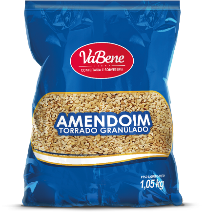 AMENDOIM TORRADO GRANULADO VABENE 1KG