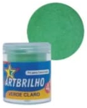 PÓ P/ DECORAÇÃO ART BRILHO VERDE CLARO 4G