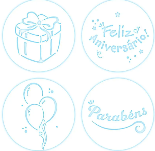 KIT MINI STENCILS PARABENS - PCT