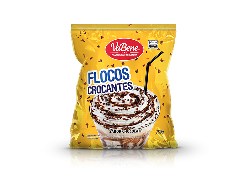 FLOCOS CROCANTES VABENE SABOR CHOCOLATE 750G