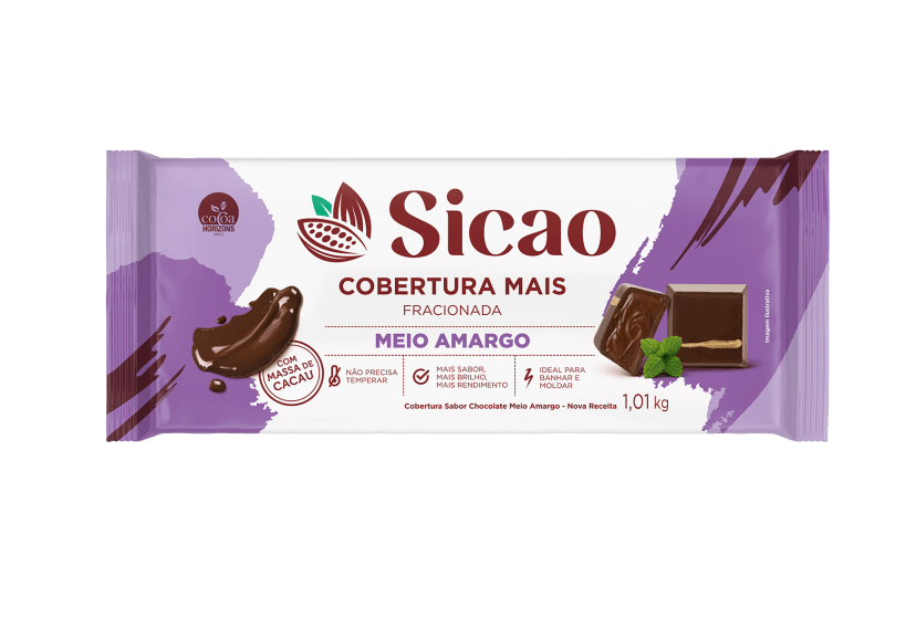 COBERTURA MAIS SICAO MEIO AMARGO 1,01Kg