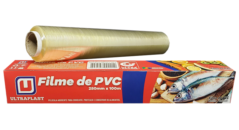 FILME PVC ULTRA  28CM X 100M UNID