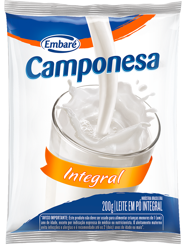 LEITE EM PÓ INTEGRAL CAMPONESA 200G