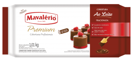 COBERTURA PREMIUM AO LEITE MAVALÉRIO 1,01Kg