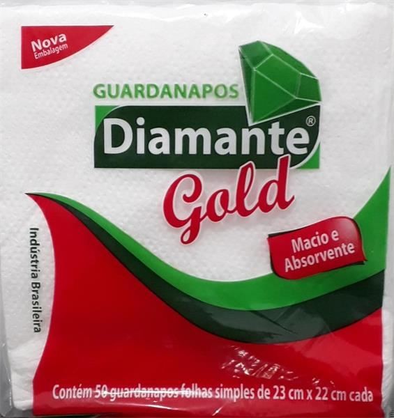 GUARDANAPO DIAMANTE 23CM X 22CM C/50 UNID