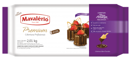COBERTURA PREMIUM  MEIO AMARGO MAVALÉRIO 1,01KG