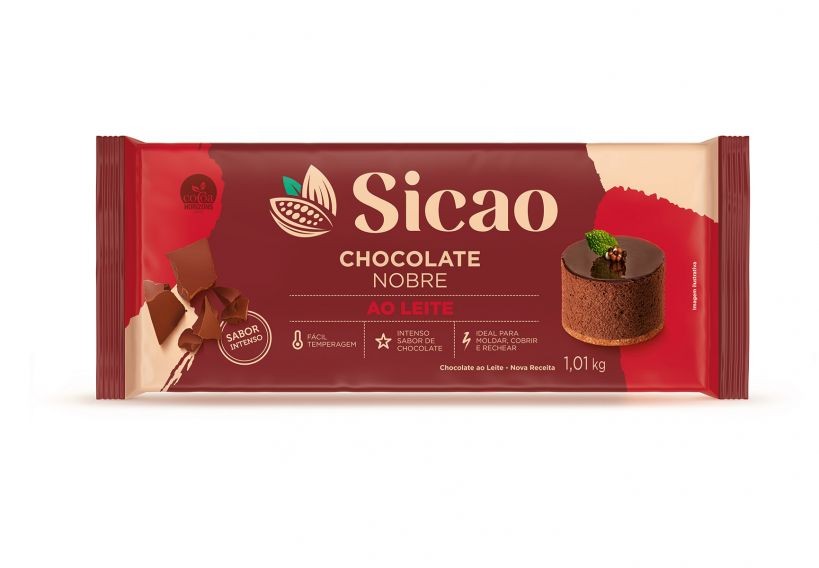 CHOCOLATE NOBRE AO LEITE SICAO 1,01Kg