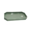 BANDEJA DECORATIVA LAPIDADA 30X16 VERDE EUCALIPTO TASIL UNID
