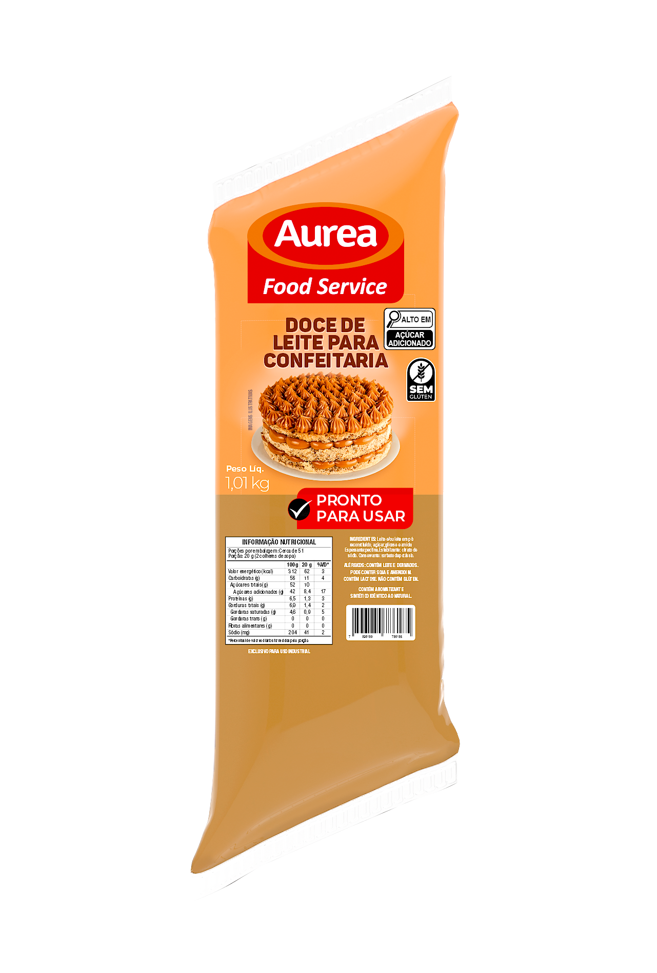 DOCE DE LEITE PARA CONFEITARIA 1,01KG