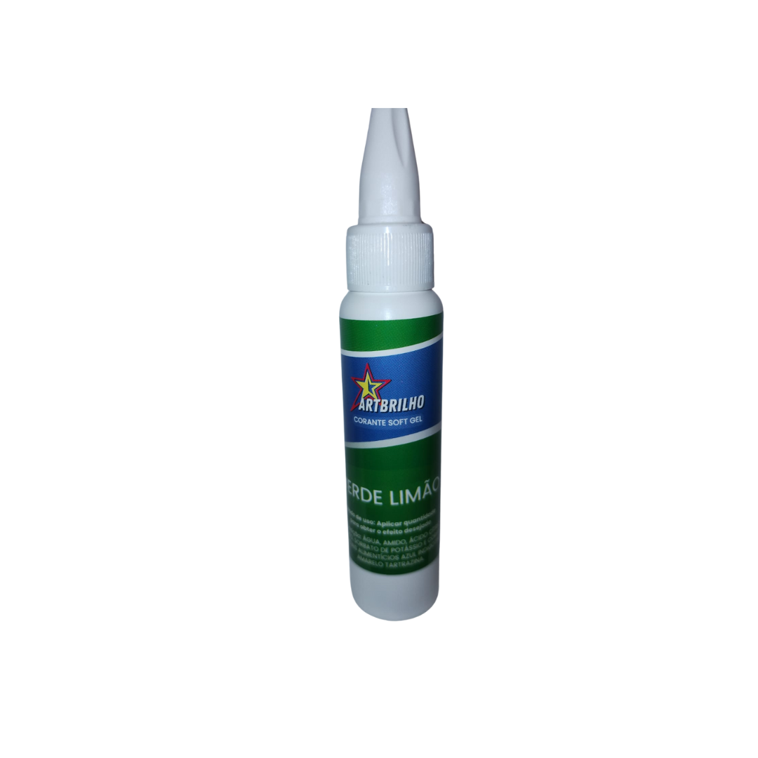 CORANTE  ARTBRILHO SOFTGEL VERDE LIMÃO 25g